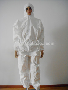 ce y la iso blanco antiestático película microporosa desechable de protección sobretodo - Product Image 1