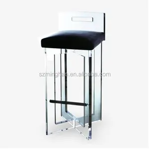 Elegant lucite bar stool, acrylic bar stool high chair