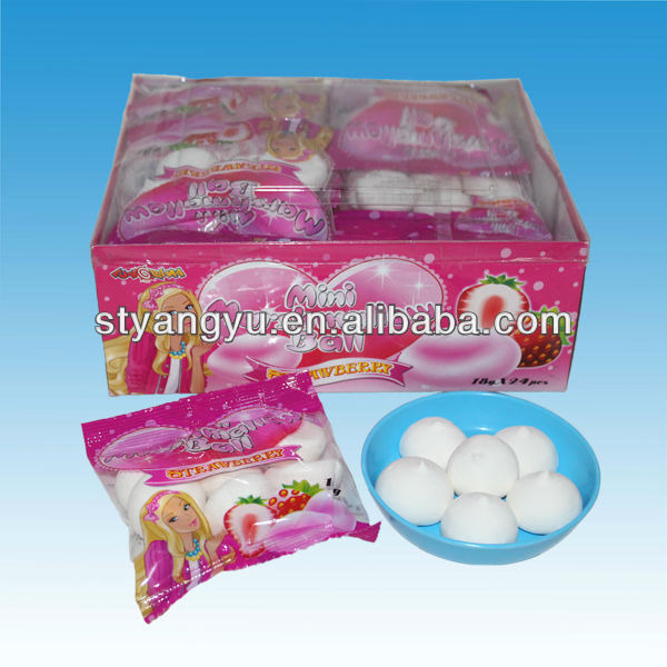 Халяльный зефир с сладким джемом, Круглый Зефир