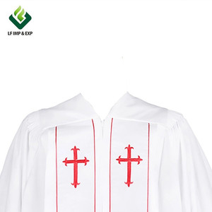 Batas de coro de Iglesia modernas baratas de buena calidad de Venta caliente