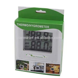 Pantalla LCD de precisión termómetro higrómetro higrómetro del termómetro del <span class=keywords><strong>reloj</strong></span> - Product Image 4
