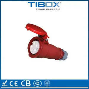 IP44 European /International standard EN/IEC 60309-2 industrial plug connector