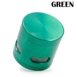 Nouveau Style Diamètre 52 MM Fenêtre Latérale En Alliage De Zinc <span class=keywords><strong>Tabac</strong></span> Manuel 4 Pièces Herb Grinder - Product Image 5