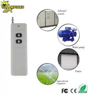 Water pump rf remote control, two button automatic remote control for water pump