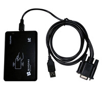 Lector de Tarjetas USB de 13.56mhz Fabricado en China, Lector/Escritor de Tarjetas RFID con Puerto Serie RS232, Lector/Escritor de Tarjetas NFC