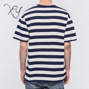En <span class=keywords><strong>gros</strong></span> de haute qualité personnalisé blanc et bleu <span class=keywords><strong>Scotch</strong></span> plaids brodé chaude de base t-shirt - Product Image 3