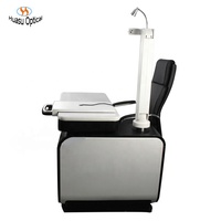 Ensemble combiné professionnel de table et chaise de réfraction pour unité ophtalmique – Équipement optique pour examen oculaire par ophtalmologiste
