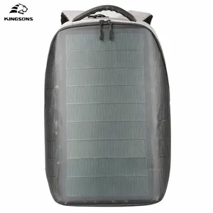 anti theft men solar power bank backpack with usb charging port antitheft solar back pack laptop charger bagpack bag