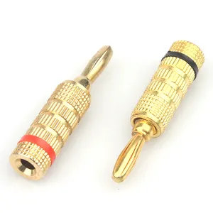 speaker cable copper 4mm banana plug connector