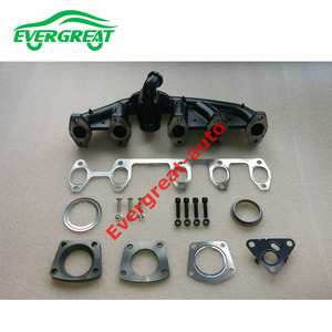 Juego Completo de Colector de Escape de Hierro Fundido 070253017 para VOLKSWAGEN TOUAREG 2.5 R5 TDI <span class=keywords><strong>174</strong></span> BAC 163 BLK AUTOMÁTICO 7LA 7L6 7L7 - Product Image 3