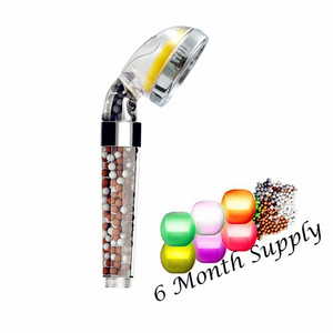 Panneau en <span class=keywords><strong>pierre</strong></span> minérale de citron et de b-c, 10 pièces de 80mm, filtre pour économie d'énergie, douchette à main avec 6 parfums - Product Image 1