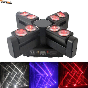 Guangzhou - Luz LED <span class=keywords><strong>de</strong></span> 150 W para Cabeza Móvil, Efecto Remolino Invencible <span class=keywords><strong>de</strong></span> 8 Ojos con Haz <span class=keywords><strong>de</strong></span> Luz RGBW 4 en 1, Equipo <span class=keywords><strong>de</strong></span> DJ para Fiestas en Discotecas - Product Image 1
