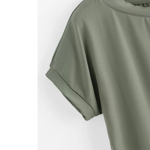 Personalizado de manga corta Camiseta de algodón blanco <span class=keywords><strong>Mujer</strong></span> - Product Image 3
