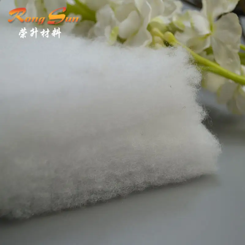 Spray-bonded padding for home textile