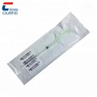 Cheap Implant Fish 134.2khz Rfid Glass Tag with syringe, rfid animal ID microchip,1.4*8mm glass transponder for animal tracking