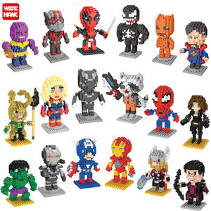 Đồ Chơi Khối Kim Cương Bằng Nhựa Mới Siêu Anh Hùng Nhân Vật Hành Động Nhỏ Captain Marvel - Product Image 6