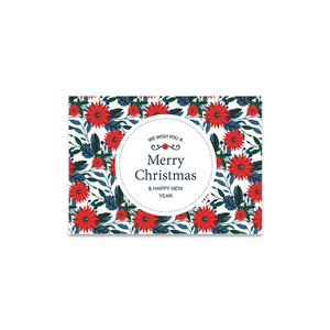 Mooie milieuvriendelijke, op maat gemaakte kerstkaarten met liefdesontwerp, papier, set van 6 met enveloppen - Product Image 1