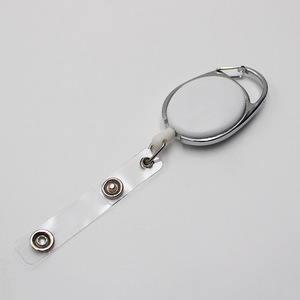 ห่วงคล้องพวงกุญแจพิมพ์ UV กรอบโลหะรูปวงรีสำหรับงานหนัก - Product Image 3