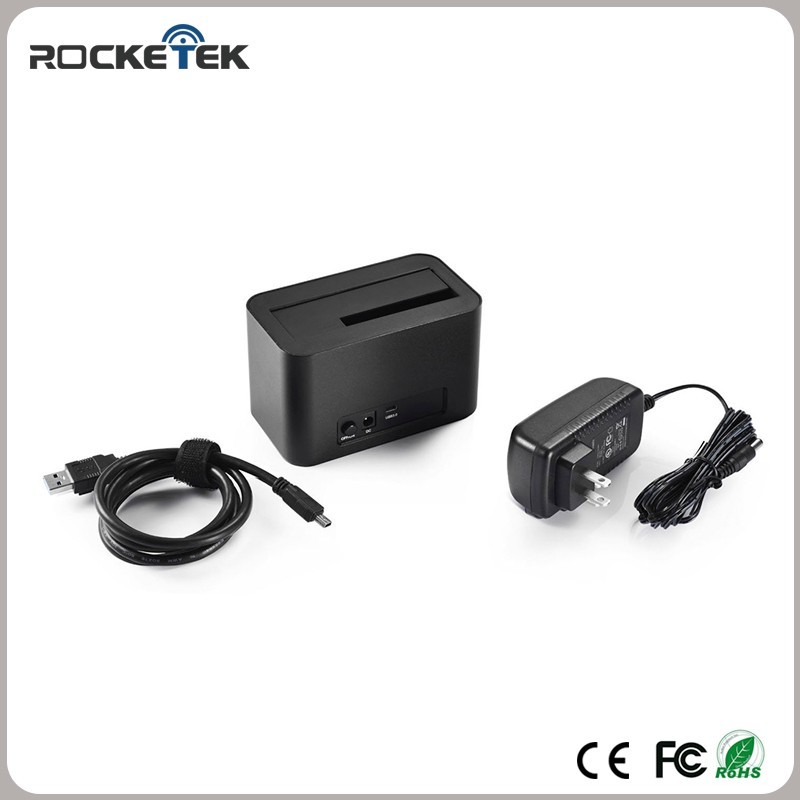 USB3.0 vers SATA Disque Dur 2.5 et 3.5 Pouce en aluminium HDD Station D'accueil pour Disque Dur Duplicateur/Cloner Fonction