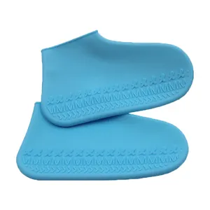 Capa de chuva para sapatos, capa de silicone esticável para proteção de calçados à prova d' água