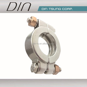 SS304 12" 10" 4" sanitary high pressure tri clamps with bolts - Product Image 5