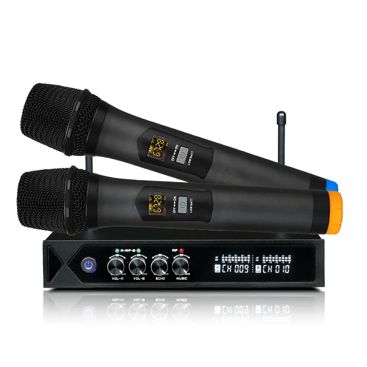 Microphone Karaoke S-9 Micro Không Dây Kép Android TV Box Microphone