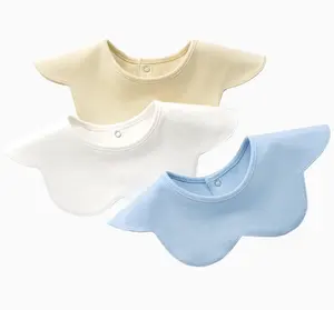 儿童婴儿手帕360度花棉喂养围巾婴儿围兜