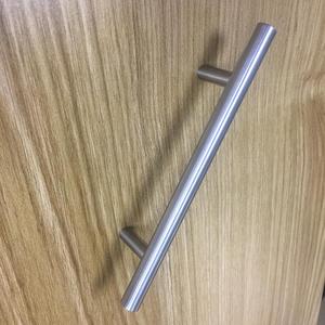Satin Nickel T Bar Xử Lý Kéo Tủ Phần Cứng <span class=keywords><strong>Euro</strong></span> Phong Cách - Product Image 2