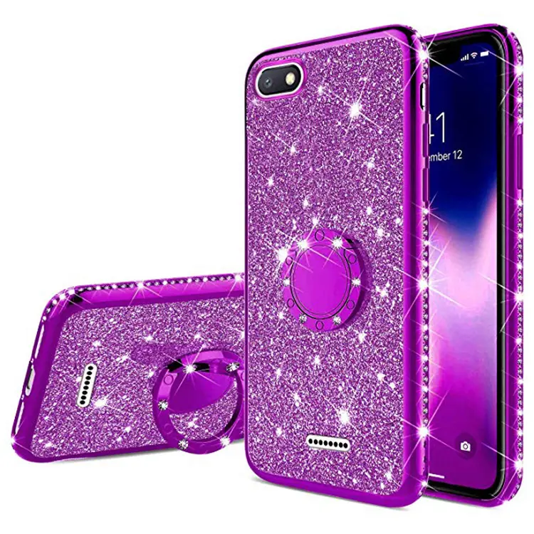 Soft Tpu Bling Mobile Phone Cover For Xiaomi 6 6a Redmi 6