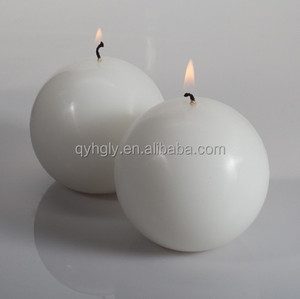 Candela Personalizzata a Forma di Sfera in Cera di Paraffina, Candela Rotonda Artistica - Product Image 1