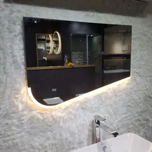 Luxurious European style LED Illuminated bathroom Mirror with Infra-Red Sensor switch