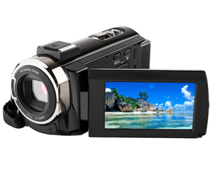 Caméra vidéo professionnelle 4K Ultra HD Caméra WiFi numérique3.0 pouces Écran tactile Vision nocturne ZOOM numérique 16X - Product Image 3