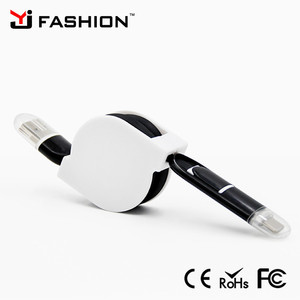 Rétractable USB Data Sync <span class=keywords><strong>Chargeur</strong></span> Câble <span class=keywords><strong>Cordon</strong></span> Fil avec LED lumière Pour Samsung, HTC, Android, <span class=keywords><strong>iPhone</strong></span> 6 Plus 5S 5 iPad - Product Image 5