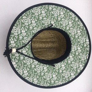 Designer <strong>Straw</strong> Hat Life Guard Sun Australia Lifeguard Safari Embroidered Panama Woven Big Hand Made <strong>Fedora</strong> Men - Product Image 6