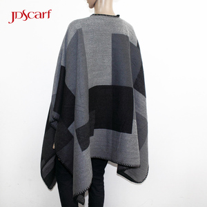 Sciarpa Poncho <span class=keywords><strong>Vintage</strong></span> Unisex con Maniche da Lavorare a Maglia - Product Image 6
