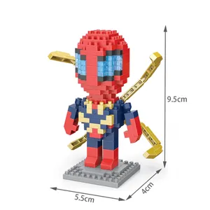 Mainan Pahlawan Super Marvel Blok Nano Bata Bangunan