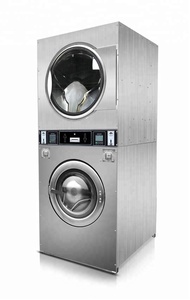 Máquina extractora <span class=keywords><strong>de</strong></span> lavadora y secadora <span class=keywords><strong>de</strong></span> doble pila, autoservicio para tienda <span class=keywords><strong>de</strong></span> lavandería <span class=keywords><strong>de</strong></span> España, 8-25KG - Product Image 2