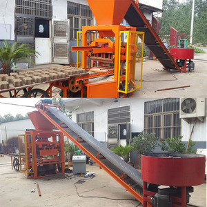 Small Investment Block Machine Good Price QTJ4-30B Semi Auto Cement Concrete Brick Blocks Making Machine For Business Ideas With Small Investment 2024