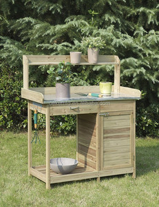 Honhill — Table de travail d'extérieur, banc <span class=keywords><strong>en</strong></span> <span class=keywords><strong>pot</strong></span> moderne, bricolage, accessoire de jardin - Product Image 2