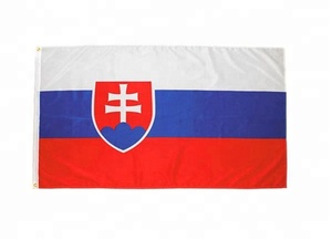3x5ft personalizable poliéster impreso doble cara color sangrado banderas nacionales del mundo europeo-SK eslovaco Eslovaquia bandera - Product Image 2