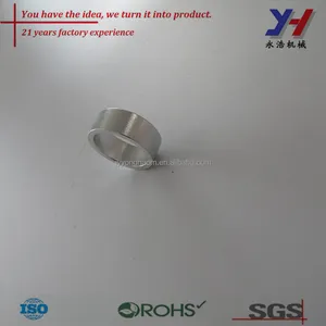 Anel de alumínio de estampagem personalizada, alta precisão para peças da máquina