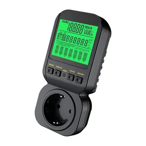 Multifunctionele Eenfase Energiebesparing Power Meter Elektriciteit Usage Monitor