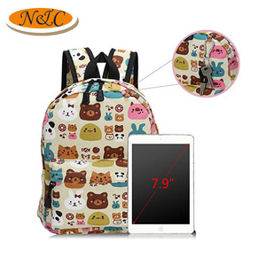 Mochilas escolares para niños con imágenes de dibujos animados, mochila para niños de sublimación Bolsa Escolar, mini mochila Bolsa Escolar de lona