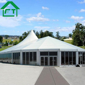 Vente directe d'usine, tente semi-permanente imperméable 15x40 pour 400 personnes, tente de fête, tente de mariage - Product Image 4