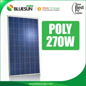 Bluesun solaire panneaux 270 w efficacité 17.5 poly prix 4BB un grade