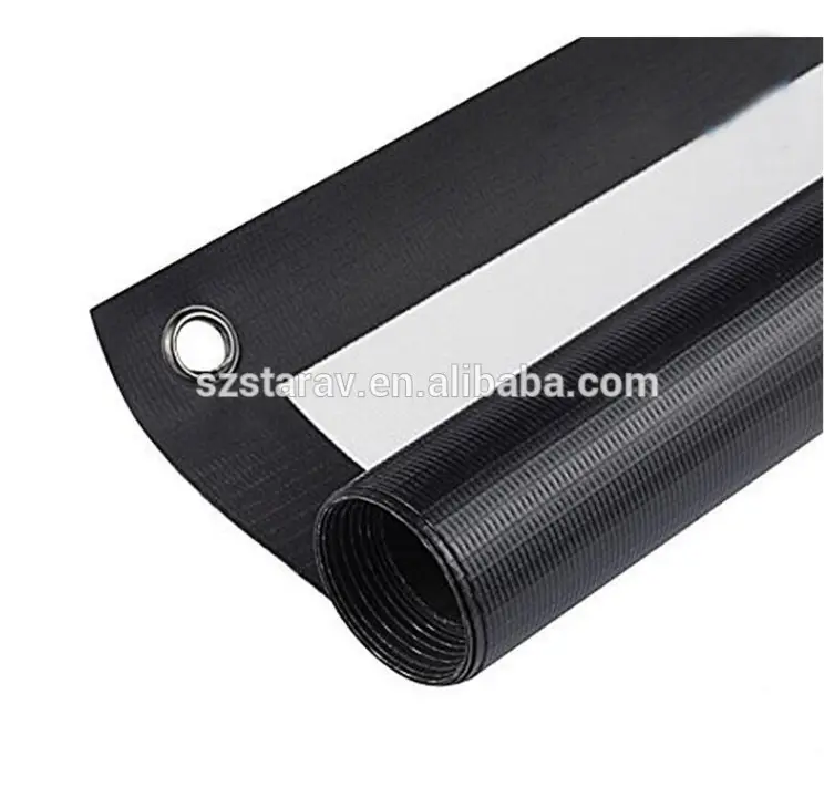 Cheapest Semplice Tessuto Schermo di Proiezione Roll Up PVC Proiezione Tenda