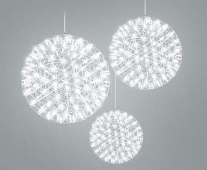 Luminária suspensa com pingente em cromado, lustre em ambientes internos, design, luminária de teto