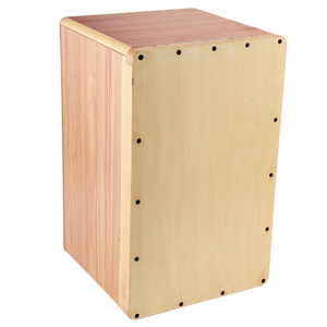 Kleine benutzer definierte Latin Percussion Wood Drum Cajon mit verstellbaren Saiten