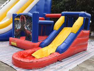 Cartón inflable casas inflables para los niños, combinado inflable <span class=keywords><strong>con</strong></span> piscina de agua - Product Image 3