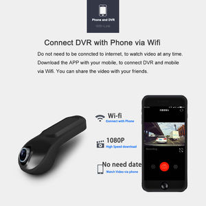 Caméra embarquée pour voiture Novatek 96658, chipset, 1080P, vidéo 24 heures, 1080P, Wifi, caméra embarquée pour voiture - Product Image 4